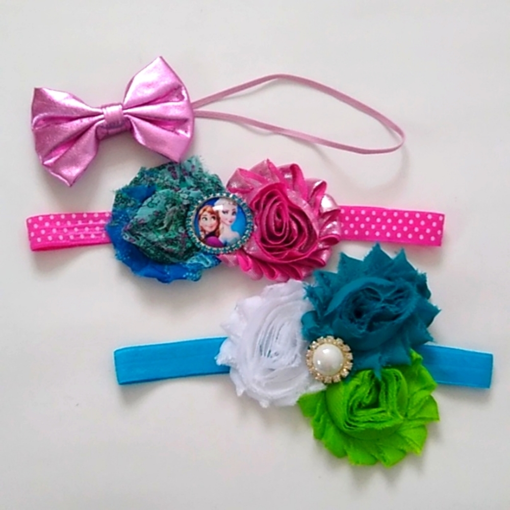 Frozen Headband Disney Princess Hair Bands Set of 3